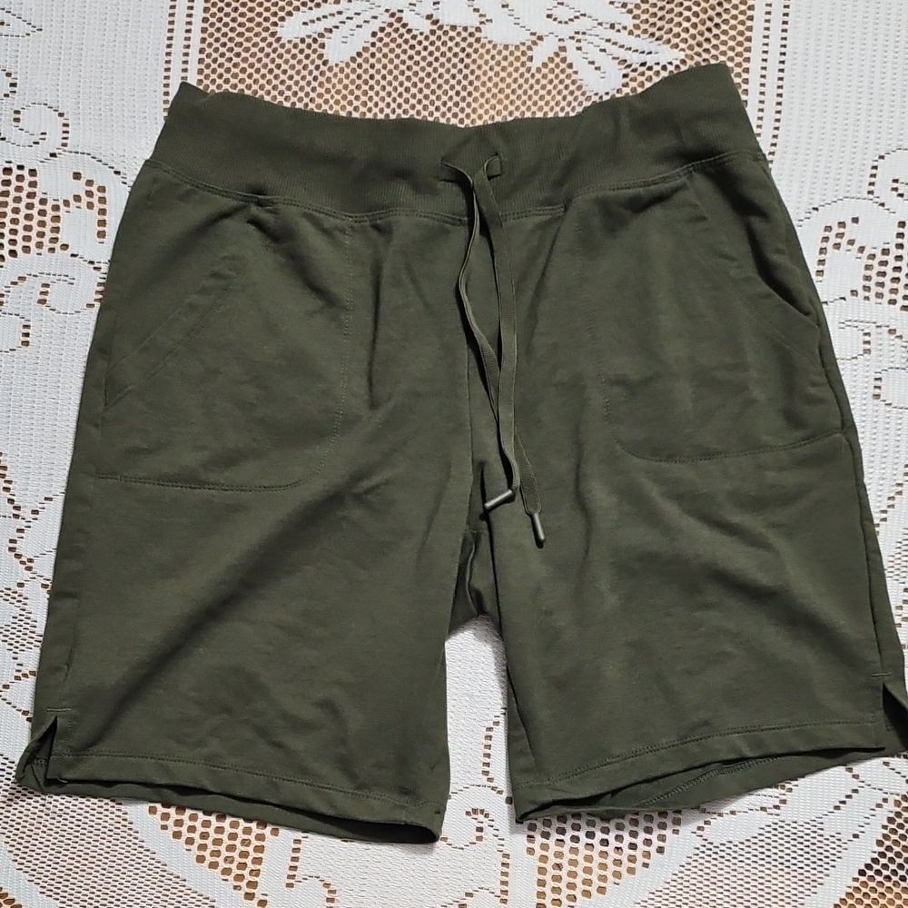 Athletic Works Dark Green Shorts